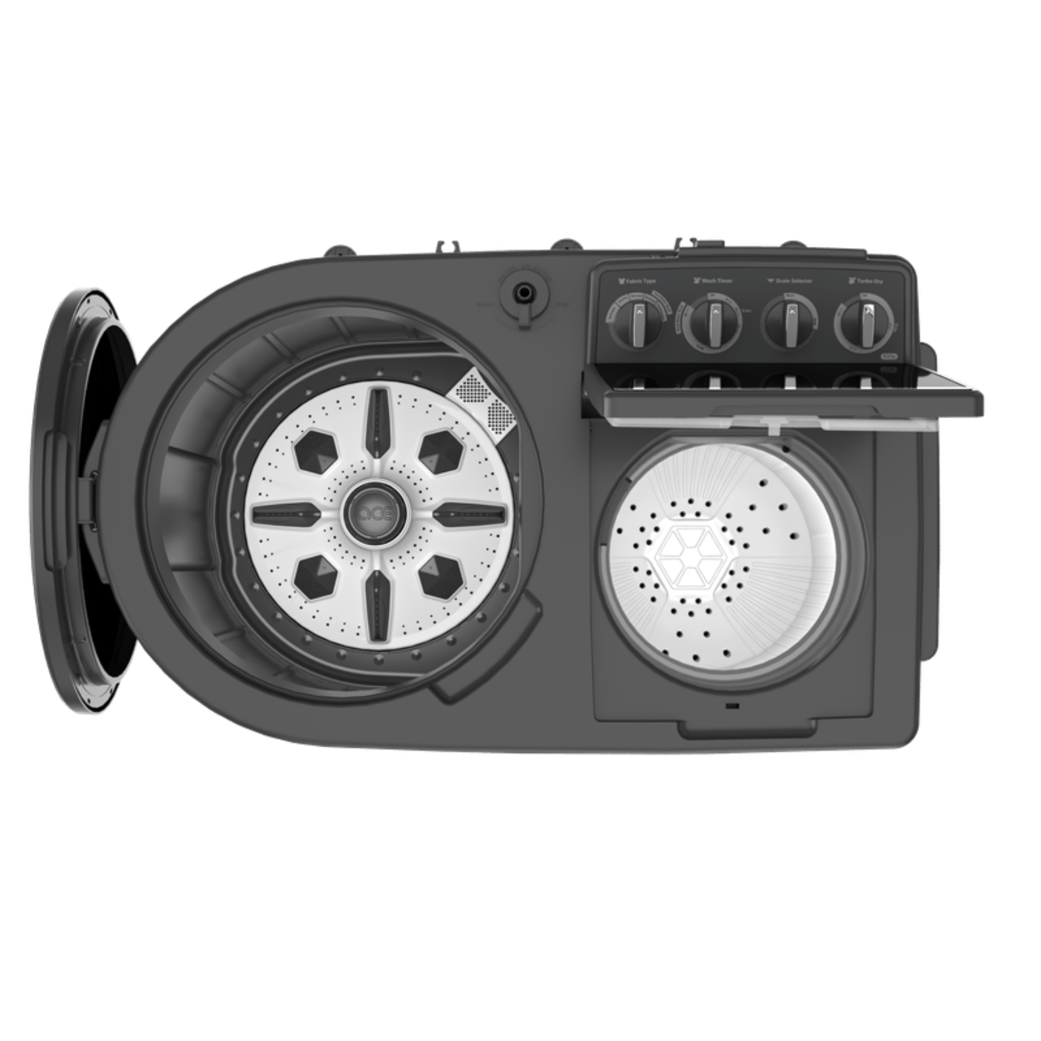 WHIRLPOOL SEMI AUTOMATIC ACE XL 9 DMIX GREY DAZZLE (10YR) WHIRLPOOL