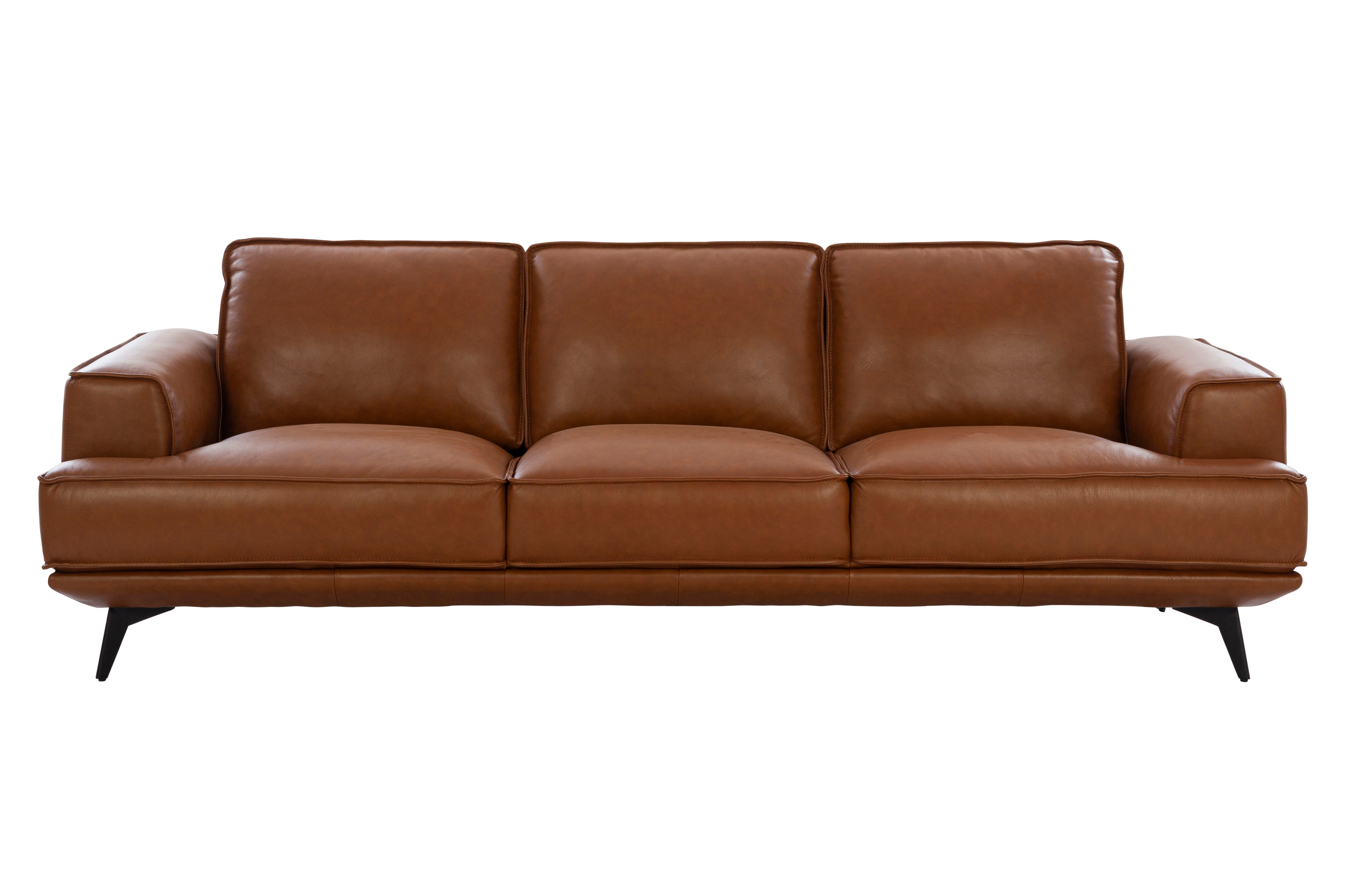 ARENA 2 PC SOFA SET 3+2 MONROVIA - TUSCANY CINNAMON BROWN ARENA