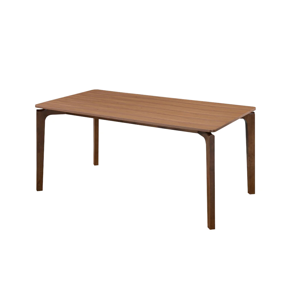 ARENA Dining Table TRIDENT Sheesham Top Walnut Legs ARENA