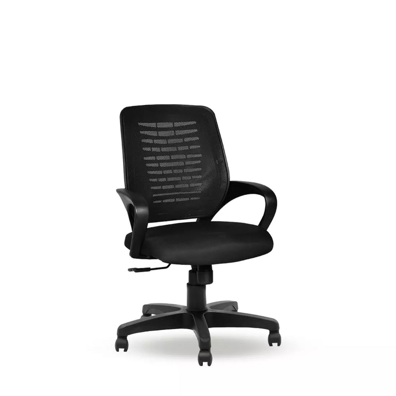 ARENA 805E Revolving Chair With PP Base (Black)