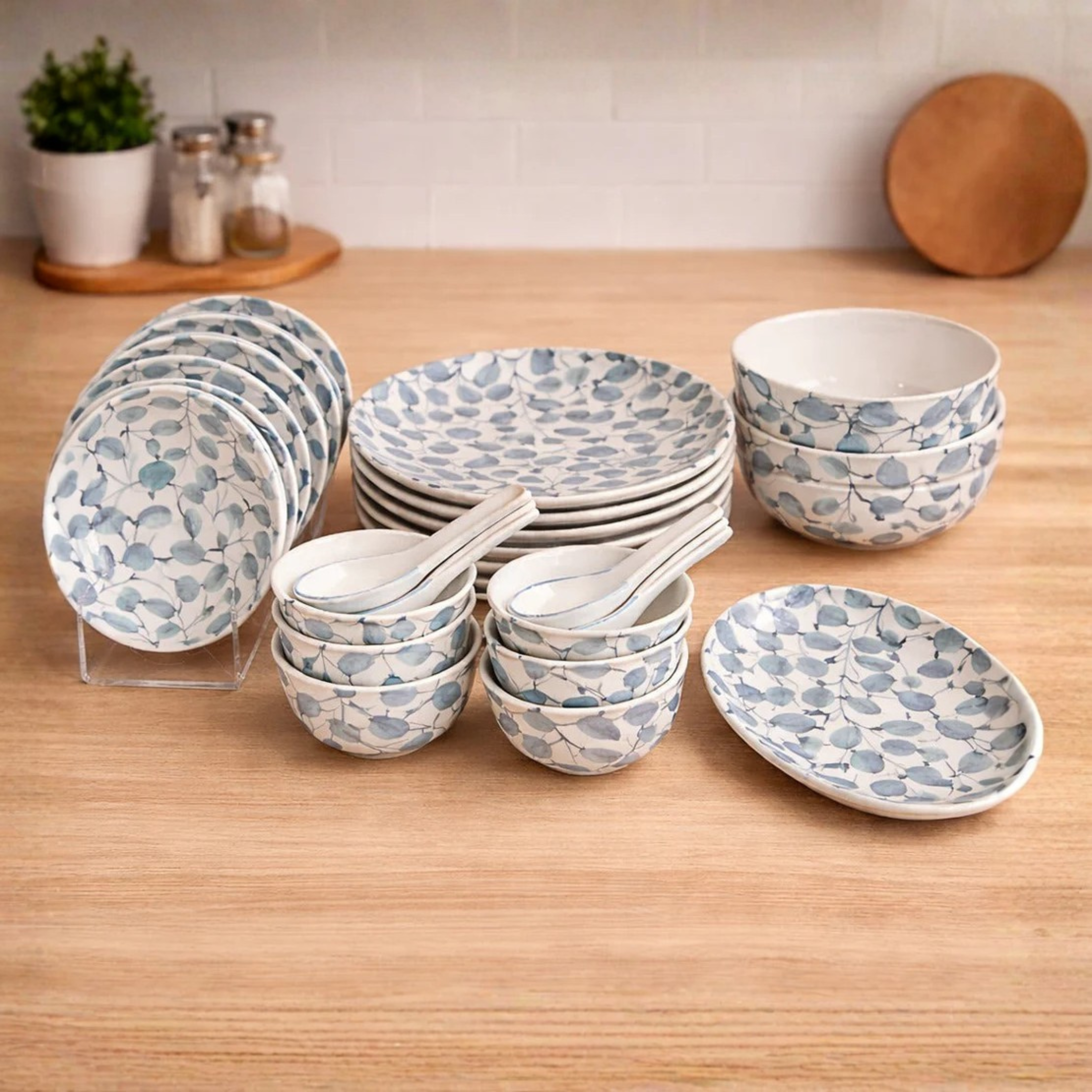 OONA CERAMIC DINNER SET 27 PCS HAND PAINTED OONA