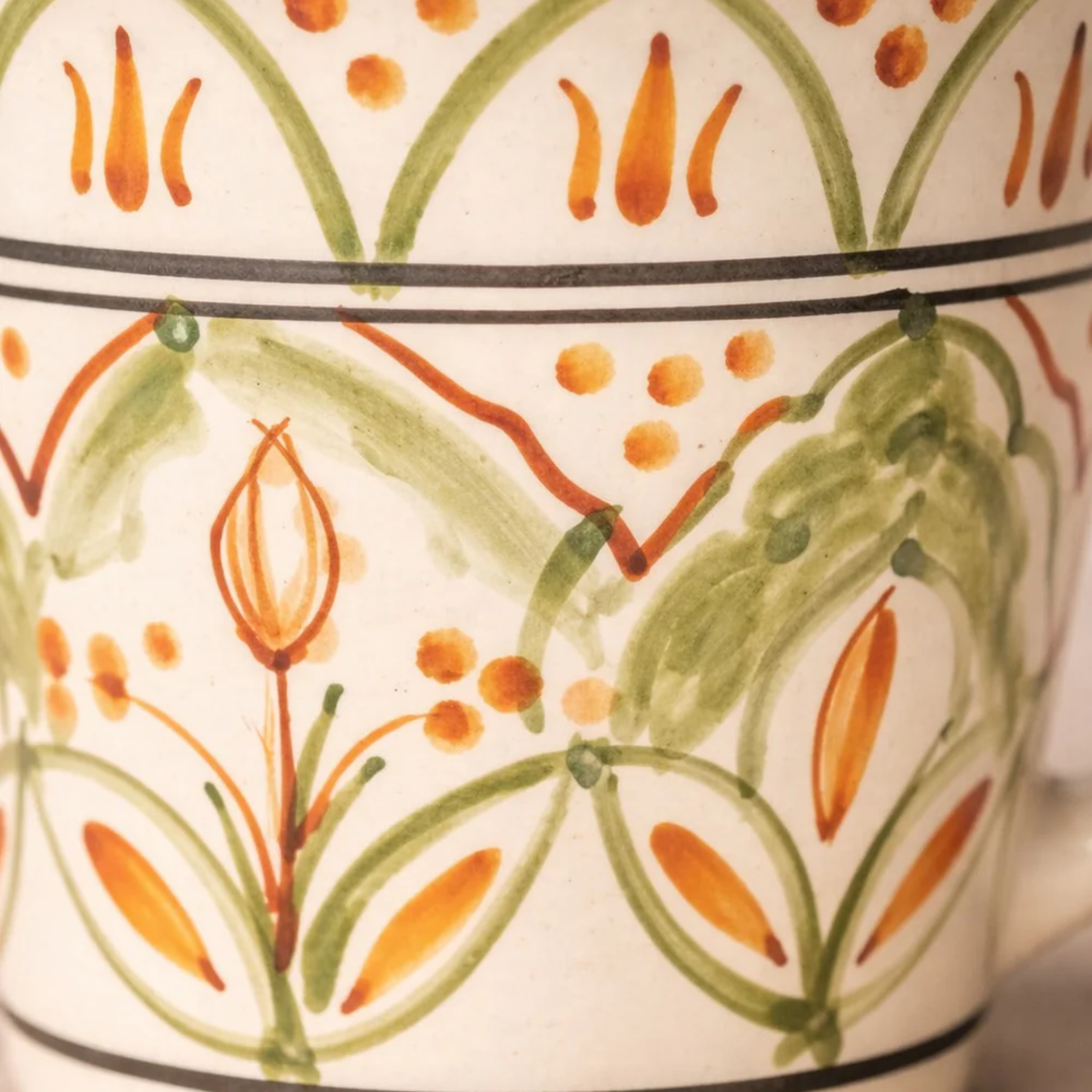 OONA CERAMIC MUG LARGE HAND PAINTED OONA