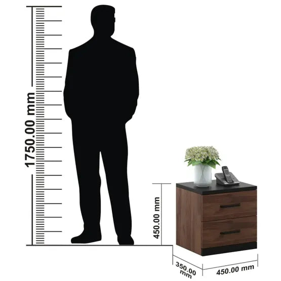 SPACEWOOD Woodland Bedside Unit SPACEWOOD