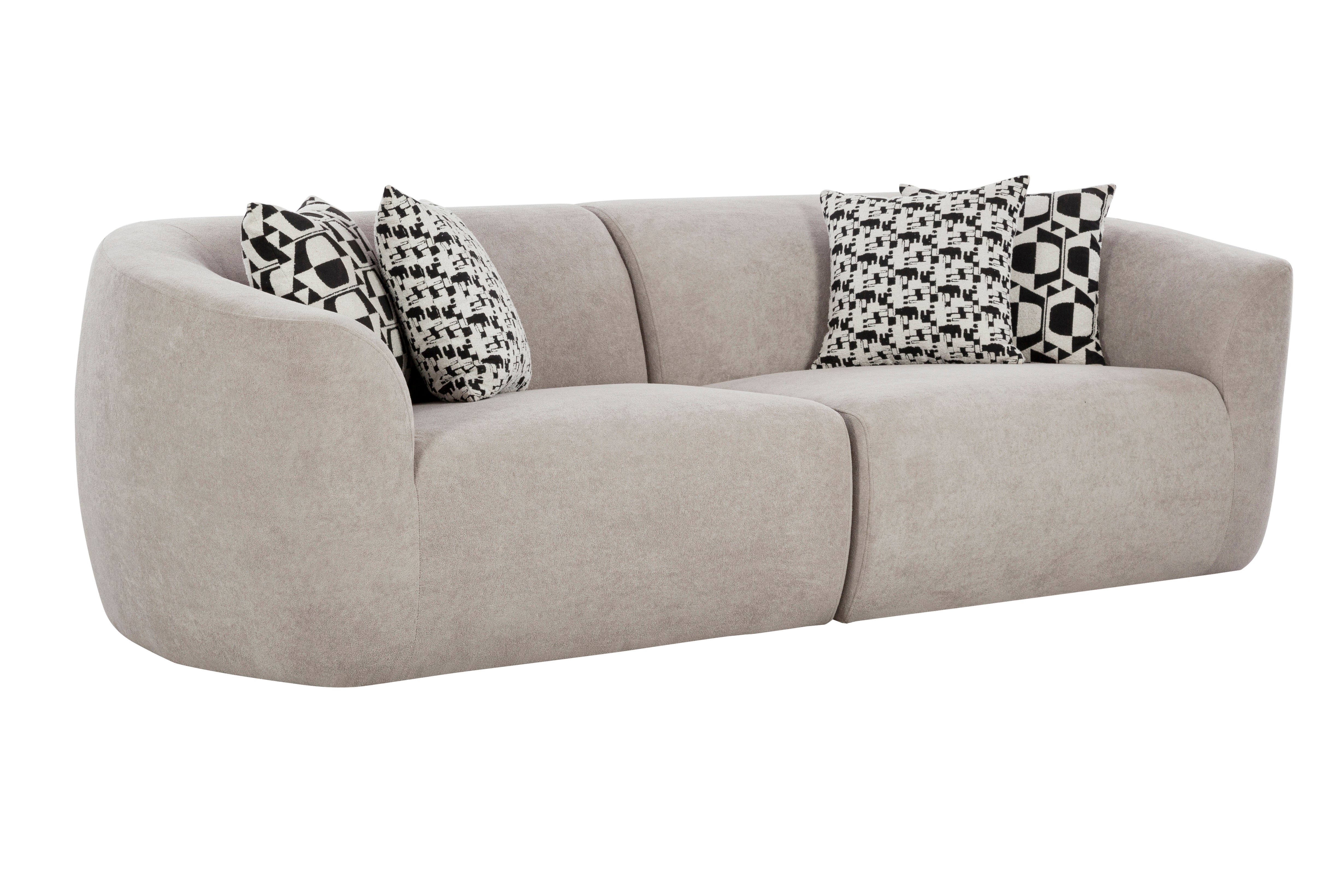 ARENA CORNER SOFA SET PALM SPRINGS (RH+1+C+1+LH) AR738-2 BROWN ARENA