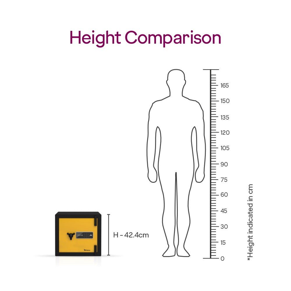 GODREJ Rhino Digital 55 Ltr Strength 100X (Advanced) Home Lockers GODREJ