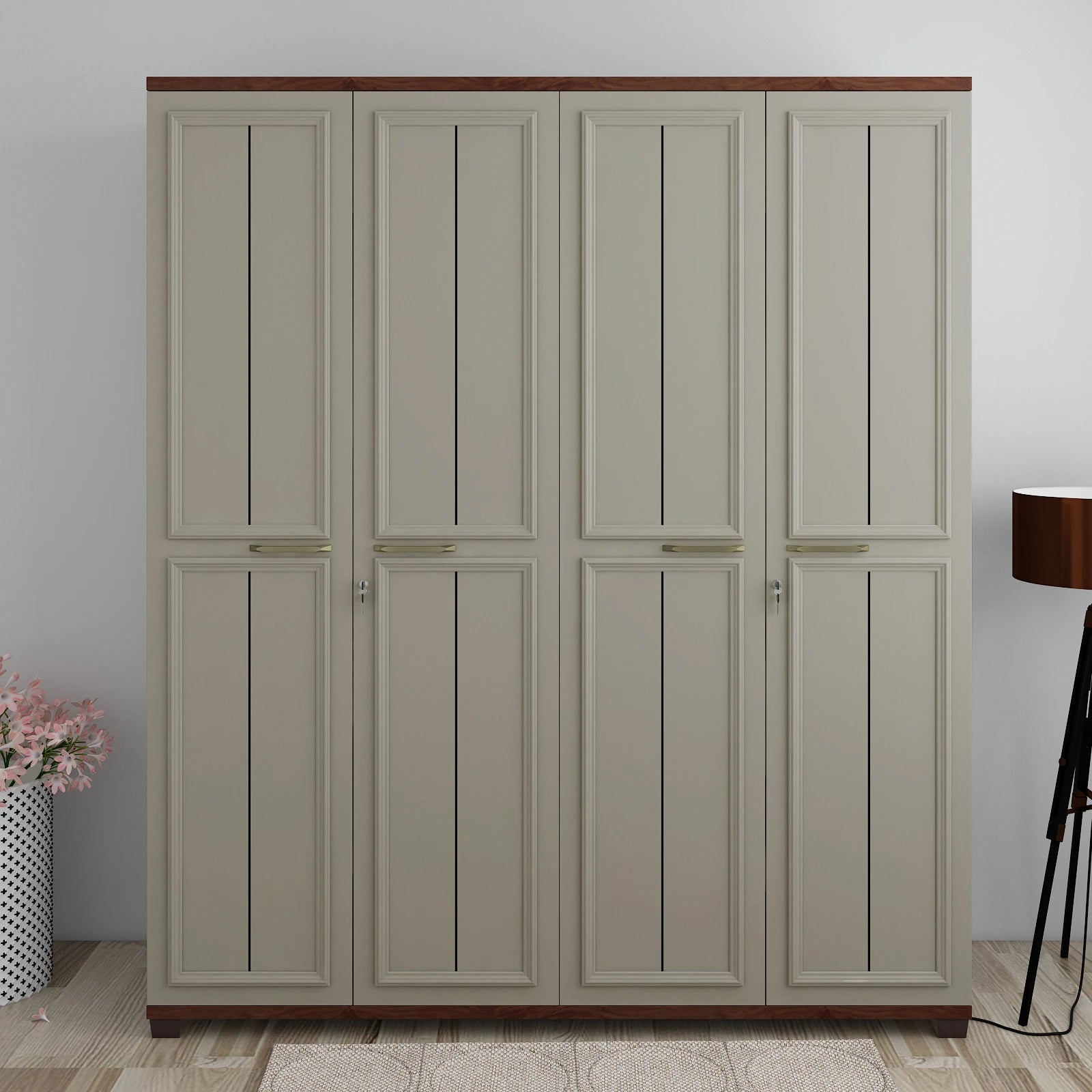 SW 4 DOOR WARDROBE SAHARA - WARDROBE SPACEWOOD