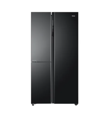 HAIER REFRIGERATOR-FF-DD-SBY HRT-683KGU1 BLACK GLASS 598 LTRS HAIER