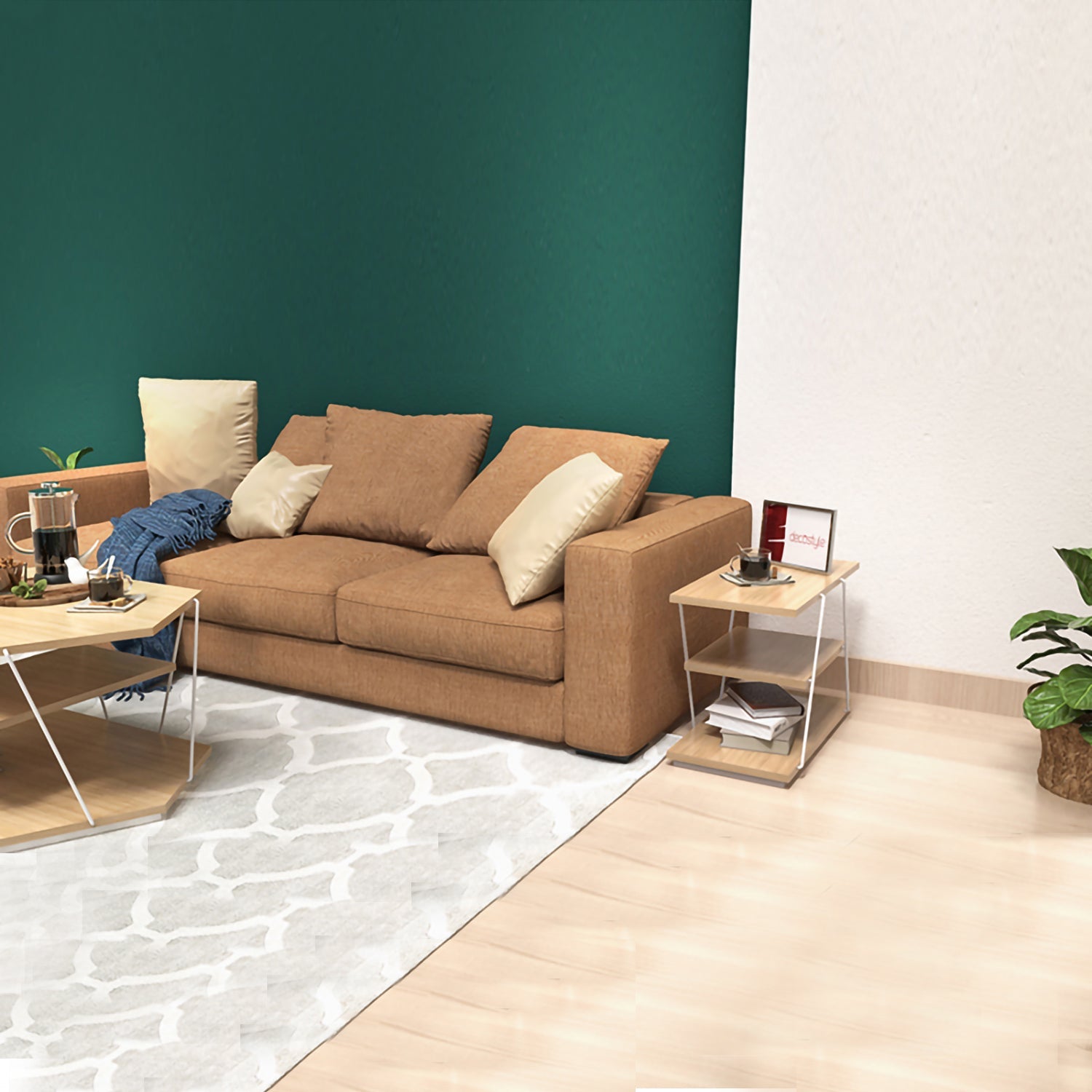 DECOSTYLE DWR112_UTS Side Table Teak DECOSTYLE