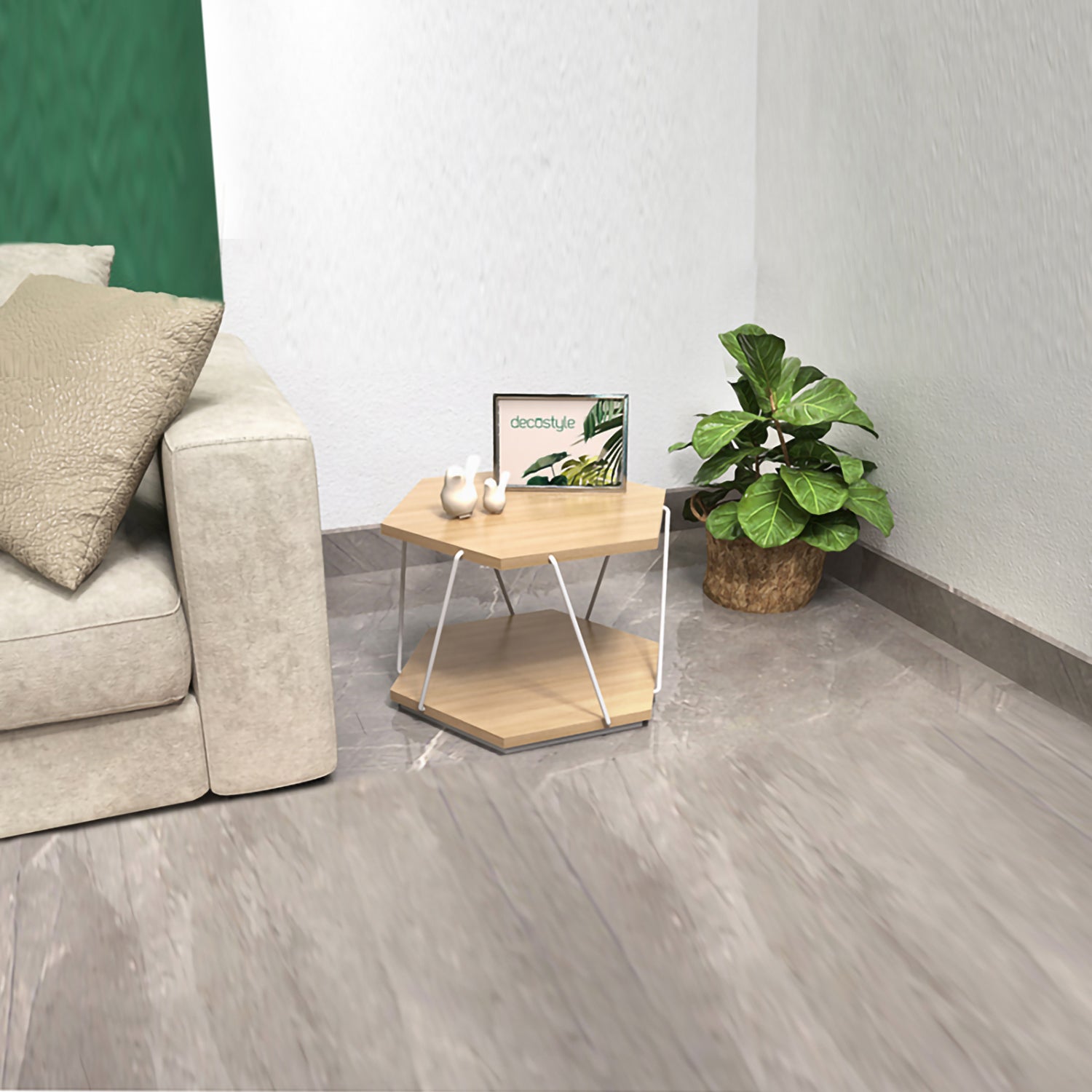 DECOSTYLE DWR113_UTS Side Table Teak DECOSTYLE