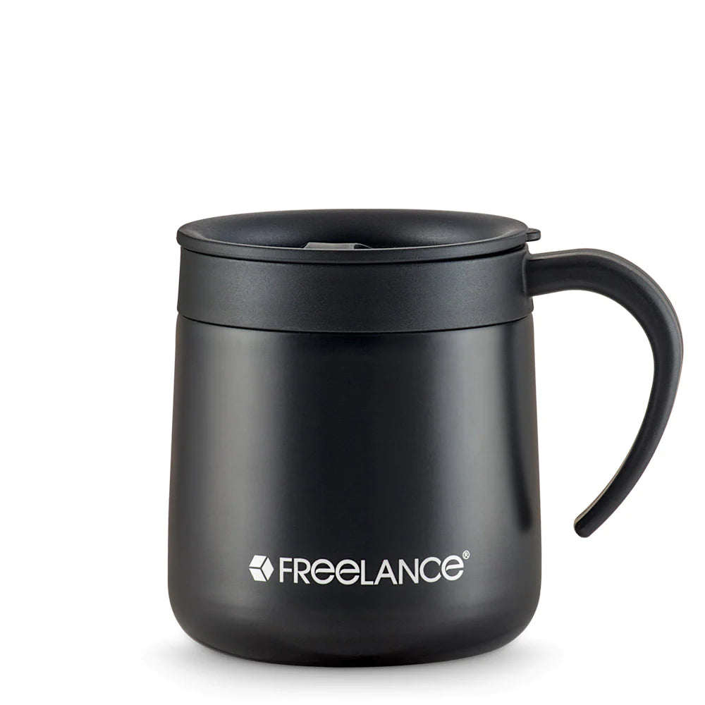 Vacuum Mug URUS - Black (URU33BK) 330 ML FREELANCE