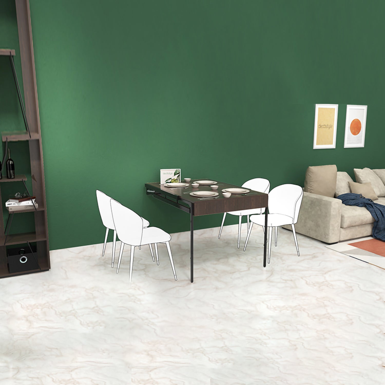 DECOSTYLE DR2DWM DINE Multipurpose Wall Wenge DECOSTYLE