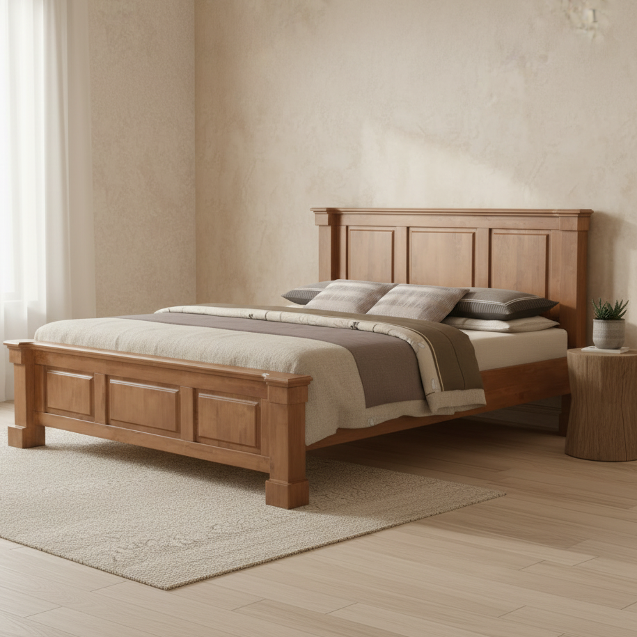 Arena Queen Bed Vivanta-2 Wenge 152X198 Cm Arena