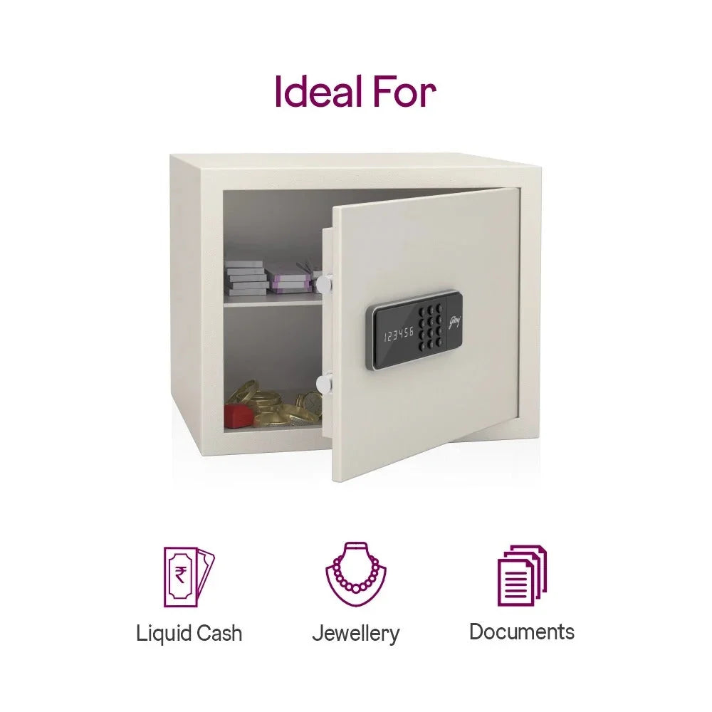 GODREJ SAFE HOME LCKR DIGI IVORY 30L IBUZZ GODREJ