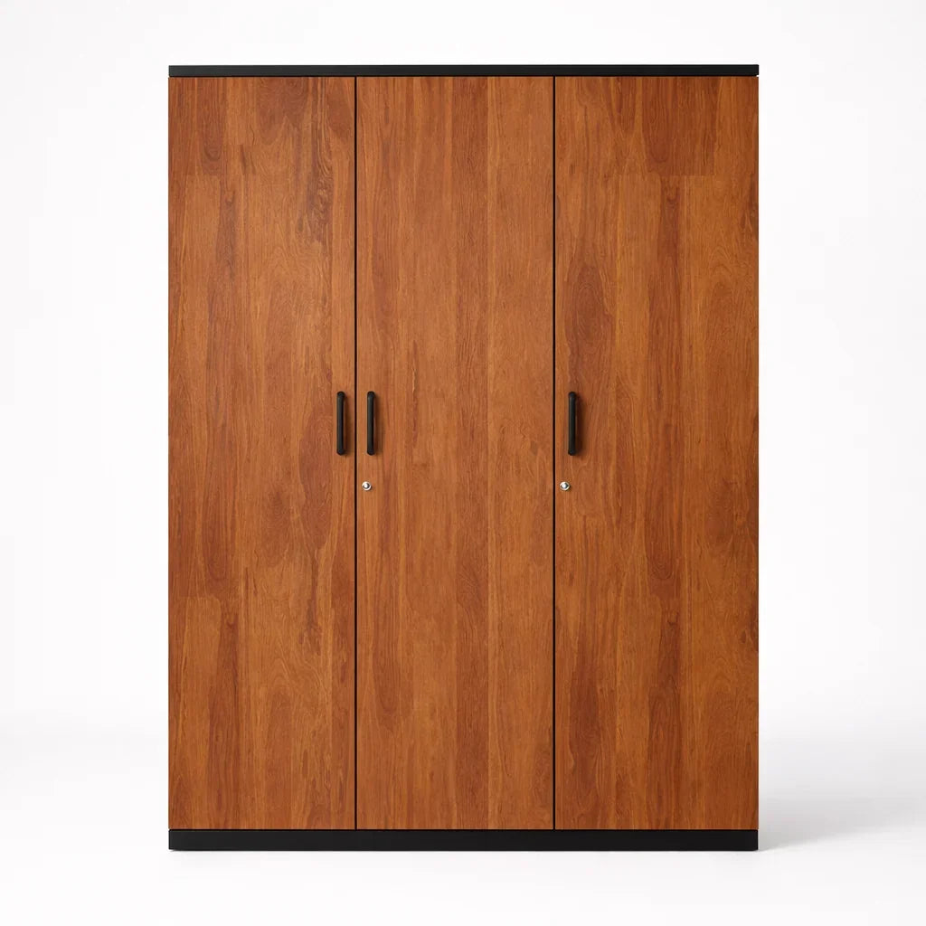 SPACEWOOD Wardrobe Woodland Color Sheesham Without Mirror SPACEWOOD