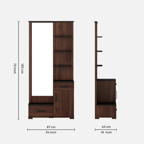 SPACEWOOD Dressing Table Woodland Color Sheesham SPACEWOOD