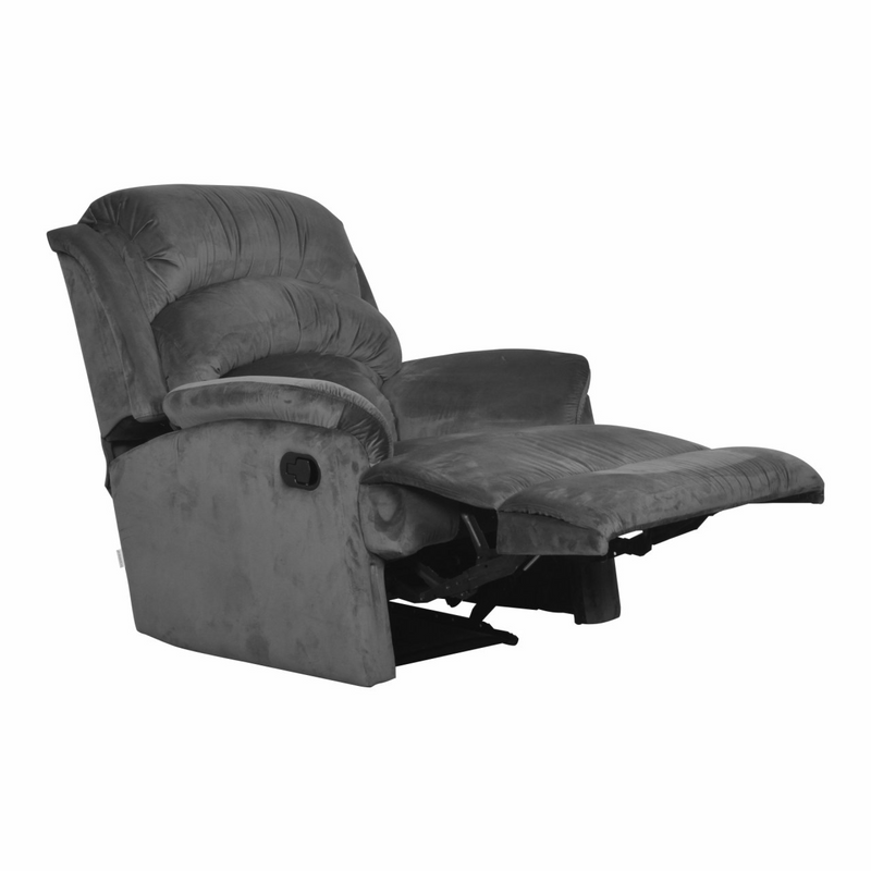 ARENA ALEXANDRIA Single Seater Recliner Sofa (Dark Grey)