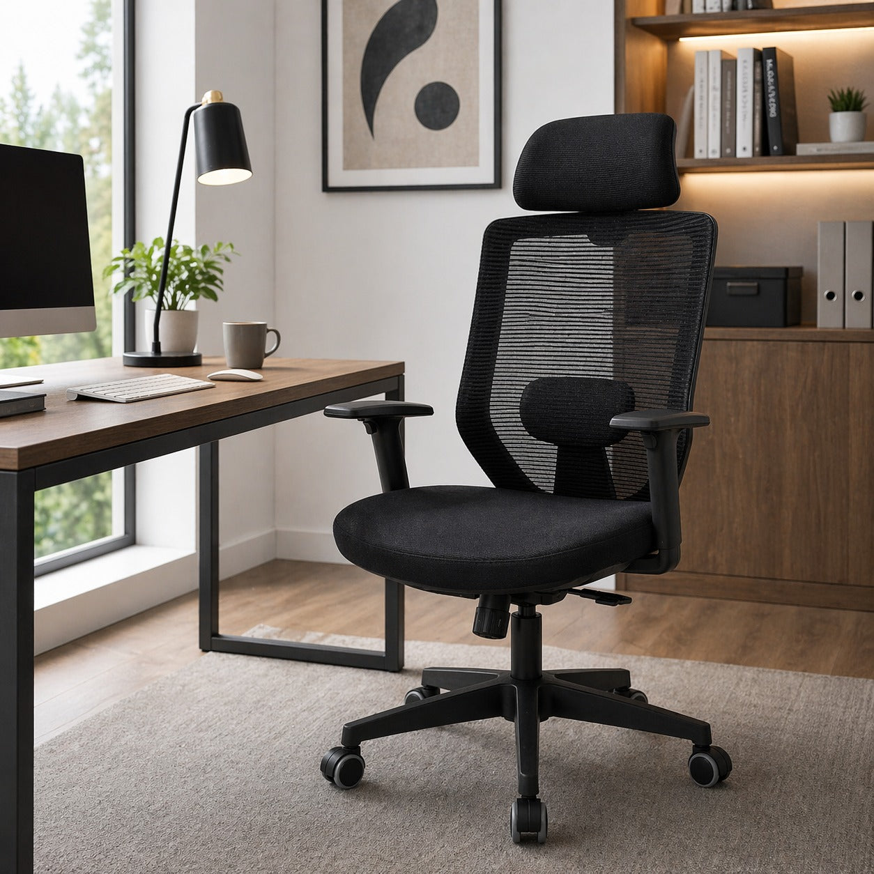 ARENA HIGH BACK CHAIR MUXA FERN BLACK HB ARENA