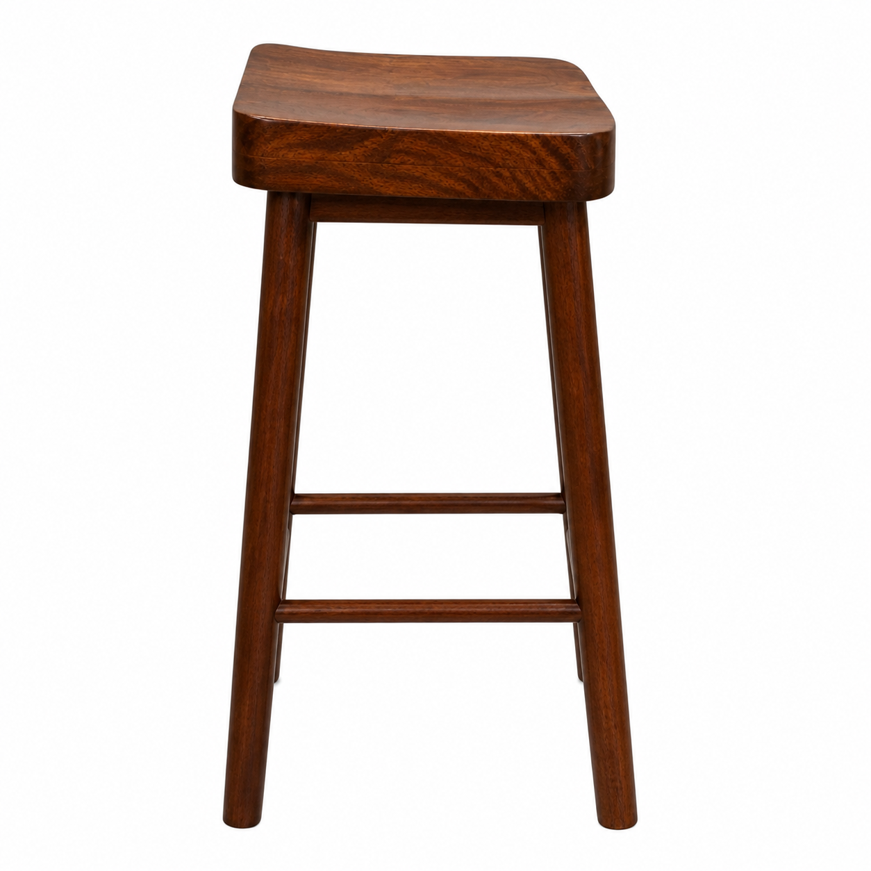 ARENA BAR STOOL R1916 CURVE WOOD SEAT ARENA