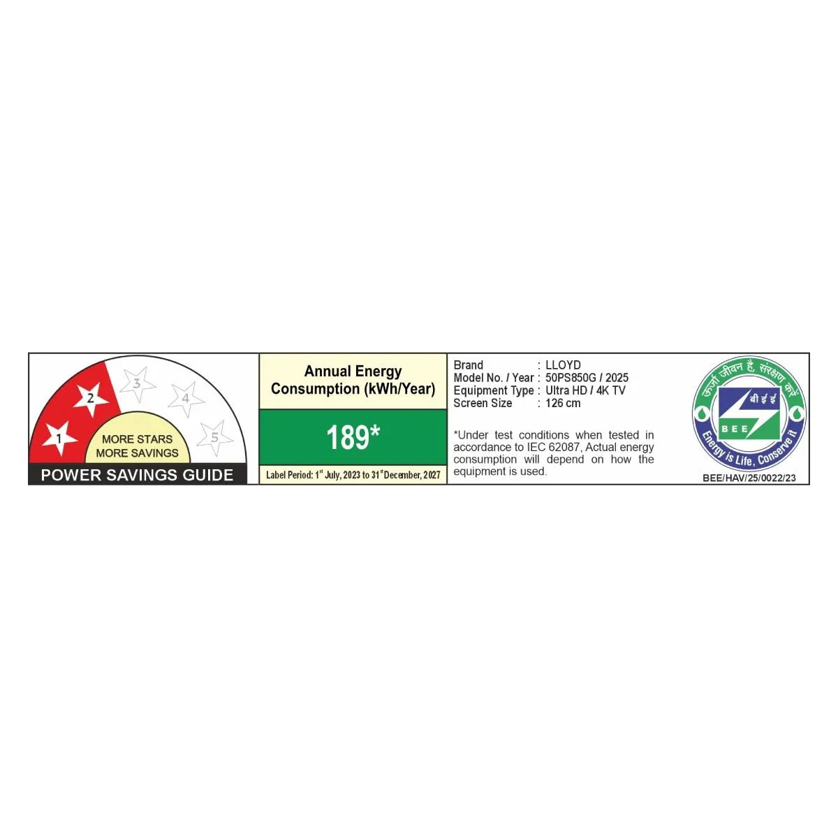 LLOYD LED TV 50PS850G 50 INCH LLOYD