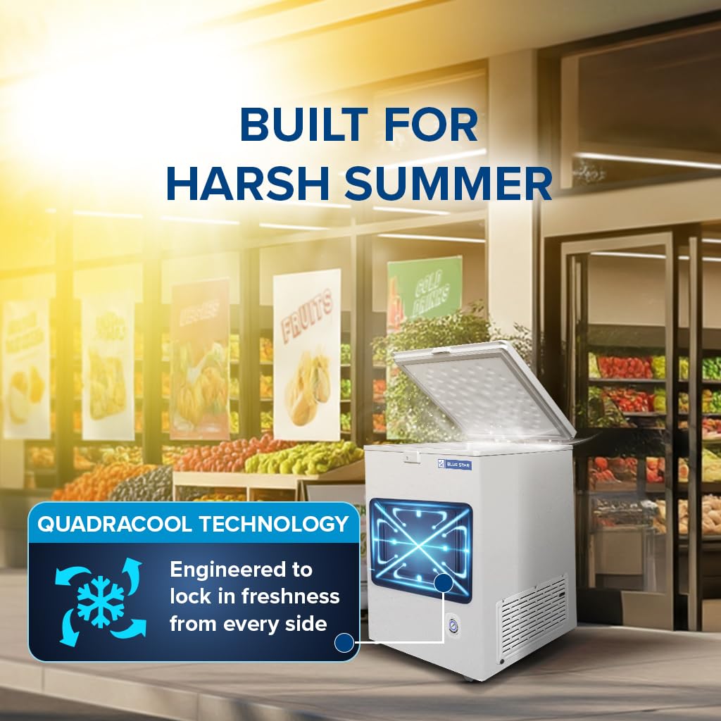 BLUE STAR DEEP FREEZER CF3-130NEYW BLUE STAR