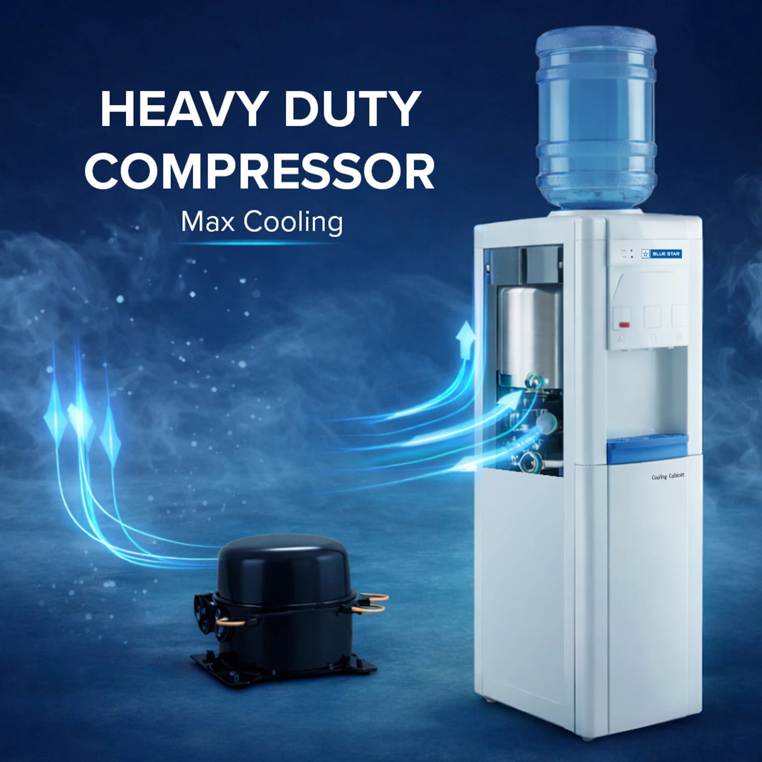BLUE STAR WATER DISPENSER BWD3FMRGA BLUE STAR