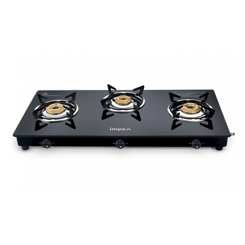 IMPEX COOK TOP SPECTA 3B NEO GLASSTOP (FG1511) 3 BURNER IMPEX