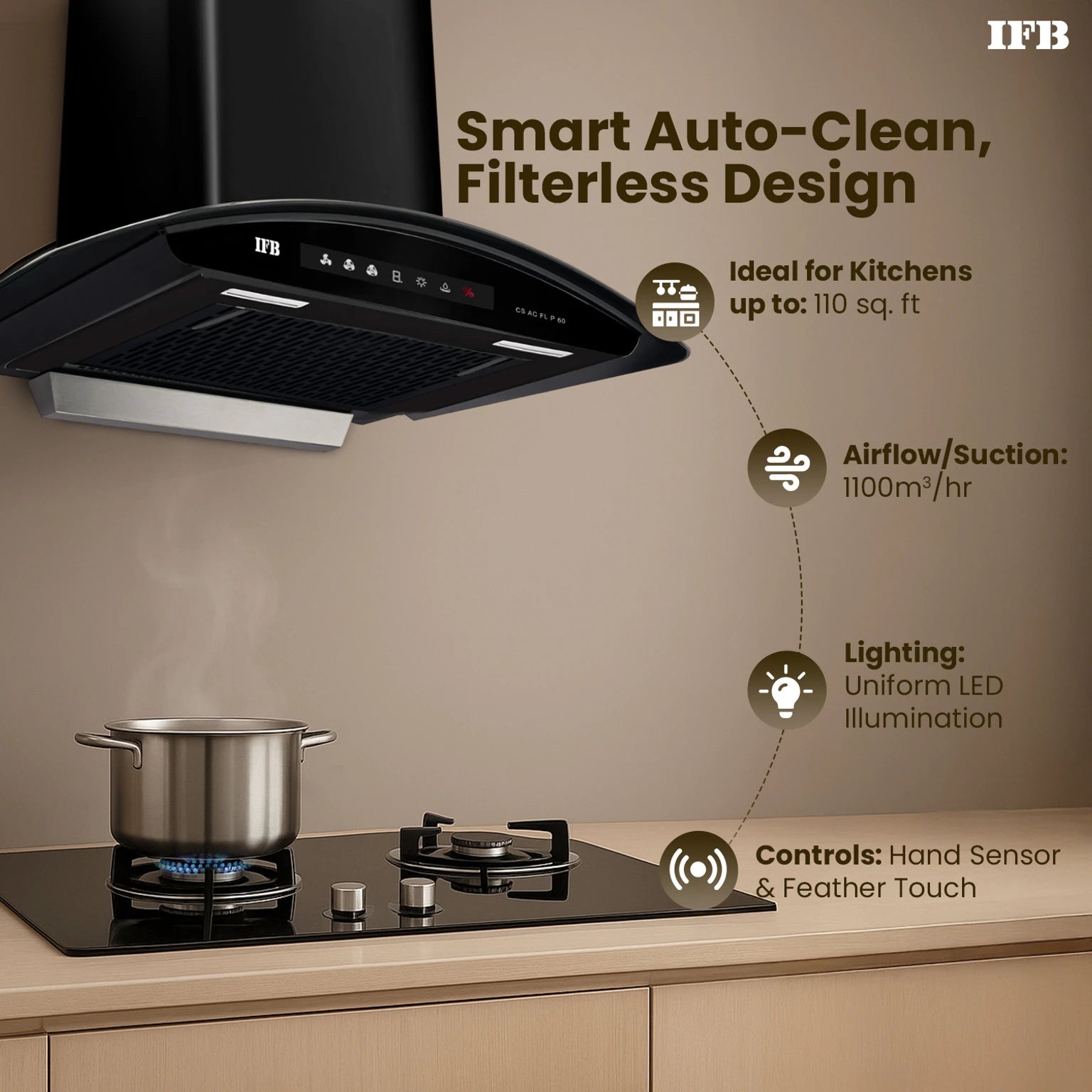 IFB CHIMNEY CS AC FL 60 60 CM CMM Arena Retails Pvt Ltd