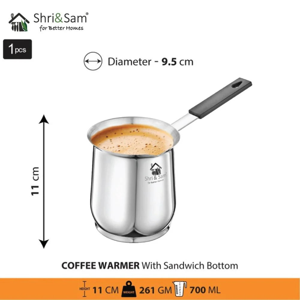 SHRI & SAM JHC-18153-700ML SS COOKWARE S/1 MFINISH SANDWITCH BOT SHRI & SAM
