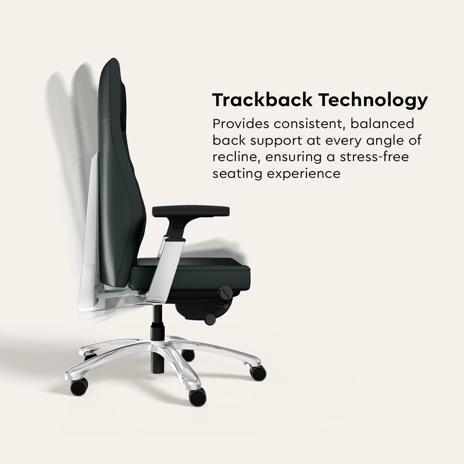 GODREJ POSTURE PERFECT STD. LEATHER HIGH BACK BLK GODREJ