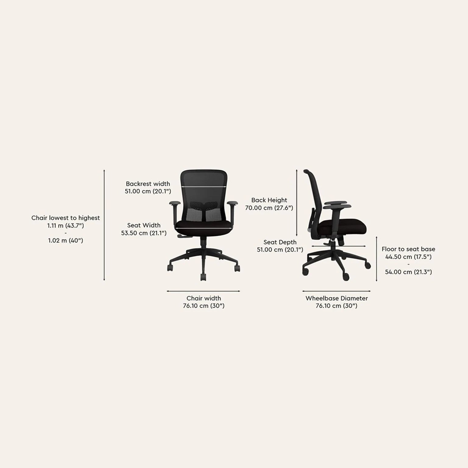 GODREJ THRILL MESH BLACK BODY BLACK INK GODREJ