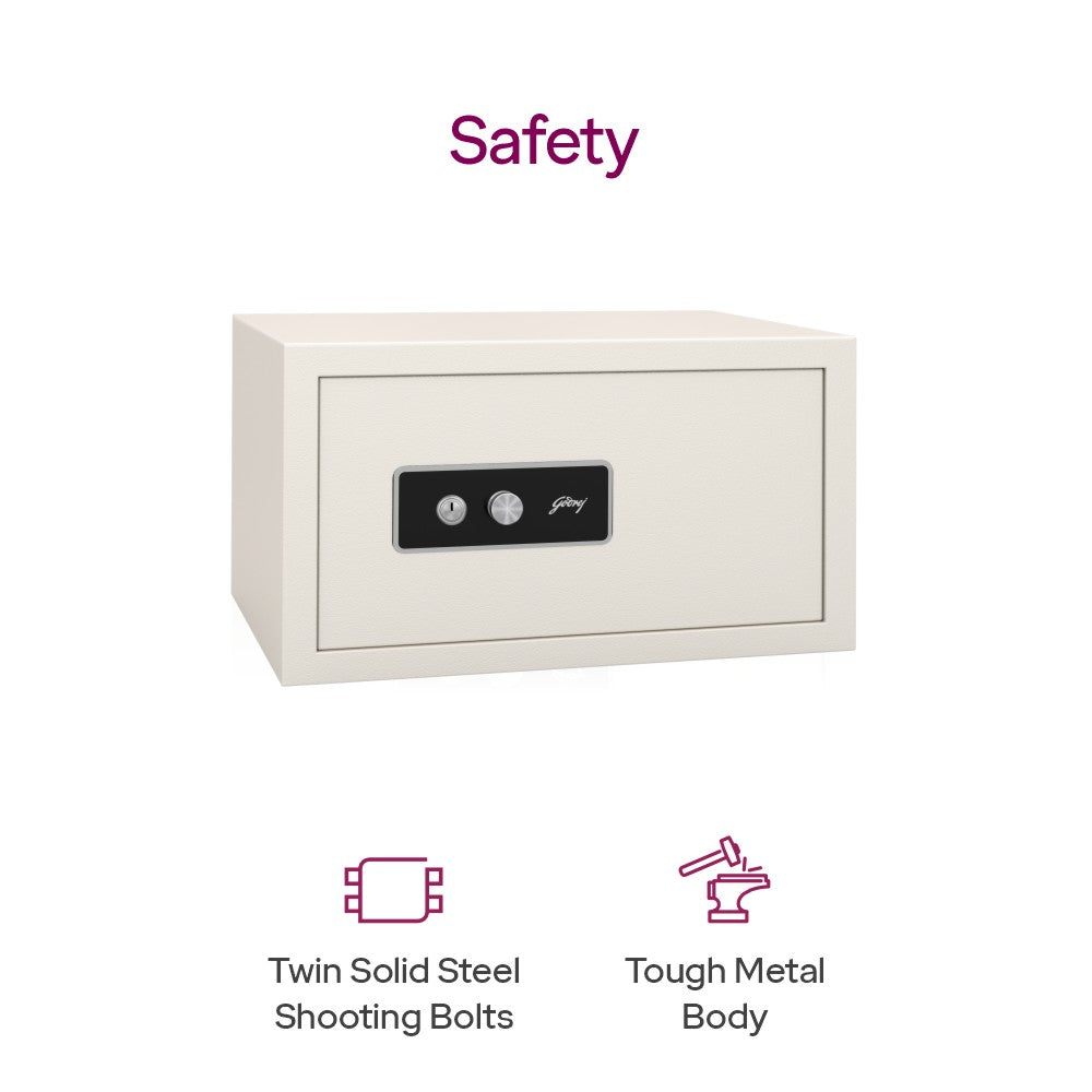 GODREJ DOMESTIC SAFE HOME LOCKER 33L KL IVORY GODREJ