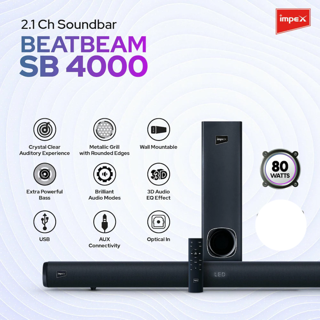 IMPEX Sound Bar Beatbeam SB4000 (FG1613) IMPEX