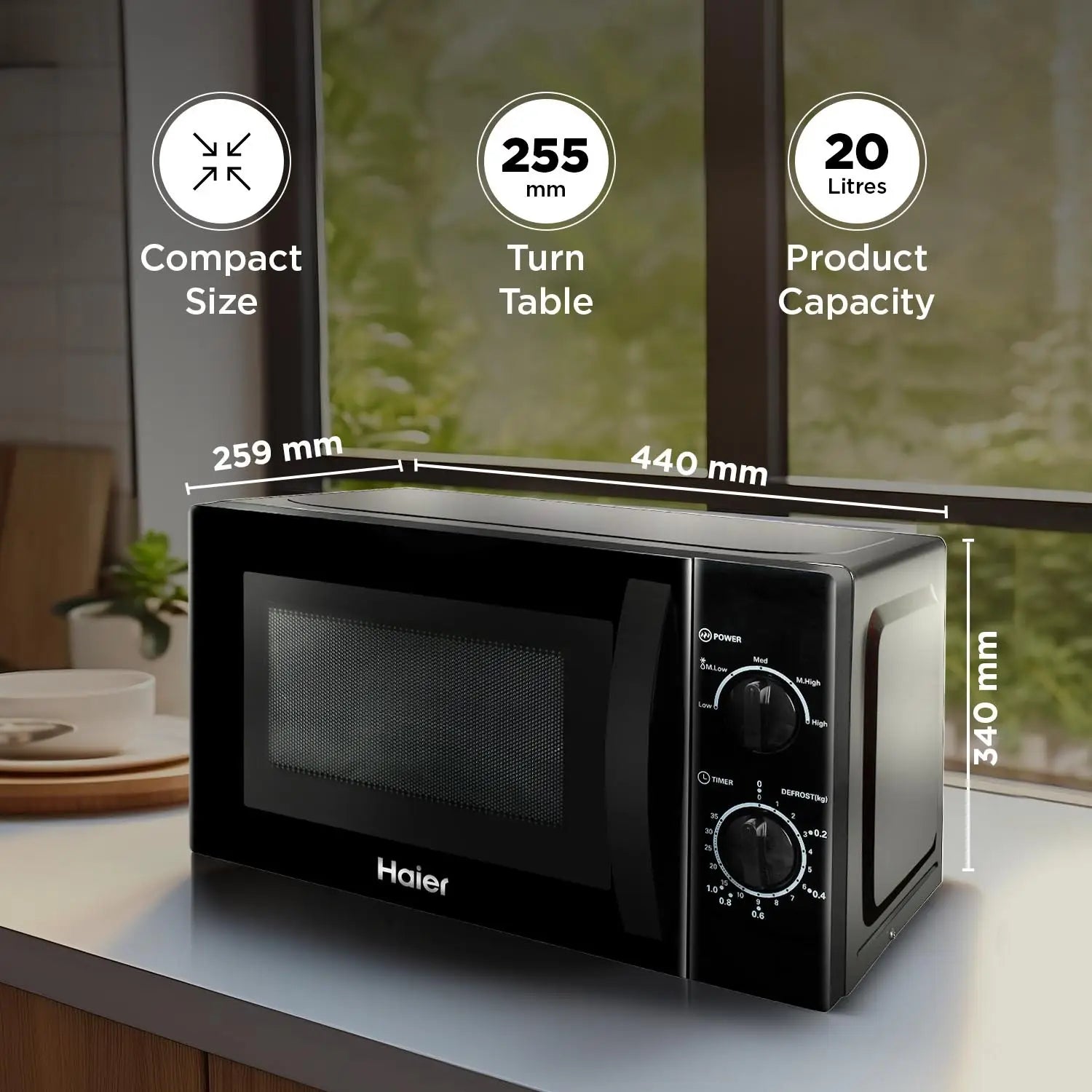 HAIER SOLO MICROWAVE HIL2001MWPH 20 LTRS CMM Arena Retails Pvt Ltd