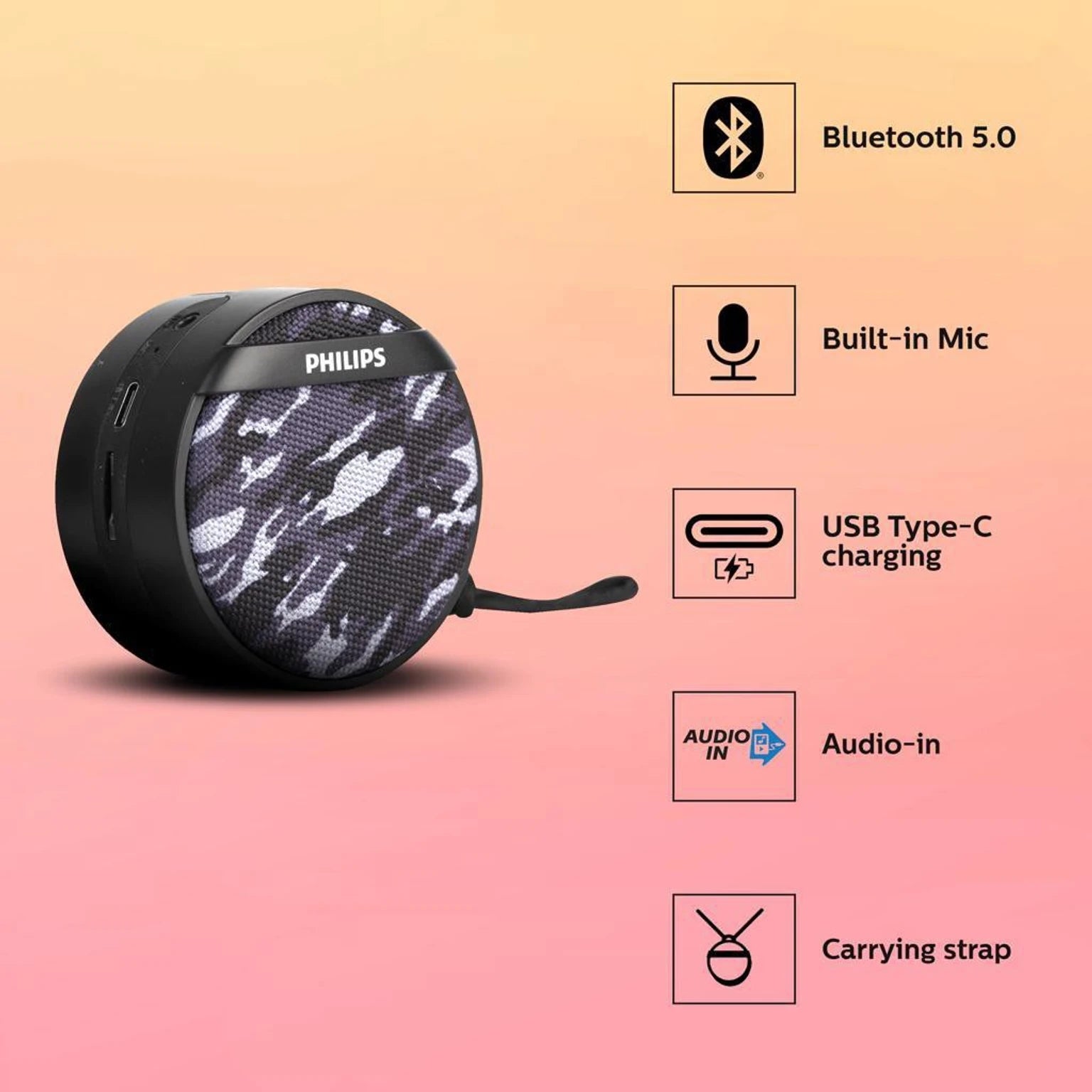 PHILIPS SPEAKER BT2003 CMM Arena Retails Pvt Ltd