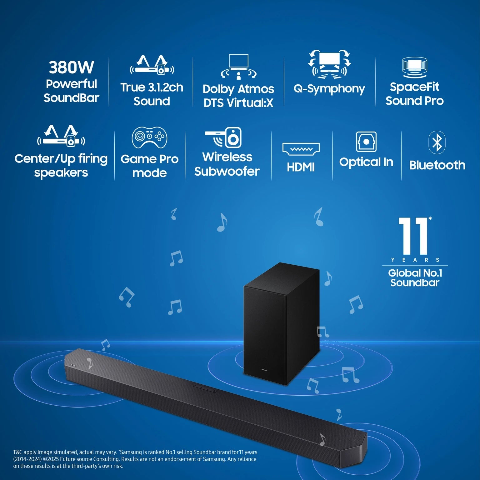 SAMSUNG SOUND BAR HW-Q600F SAMSUNG