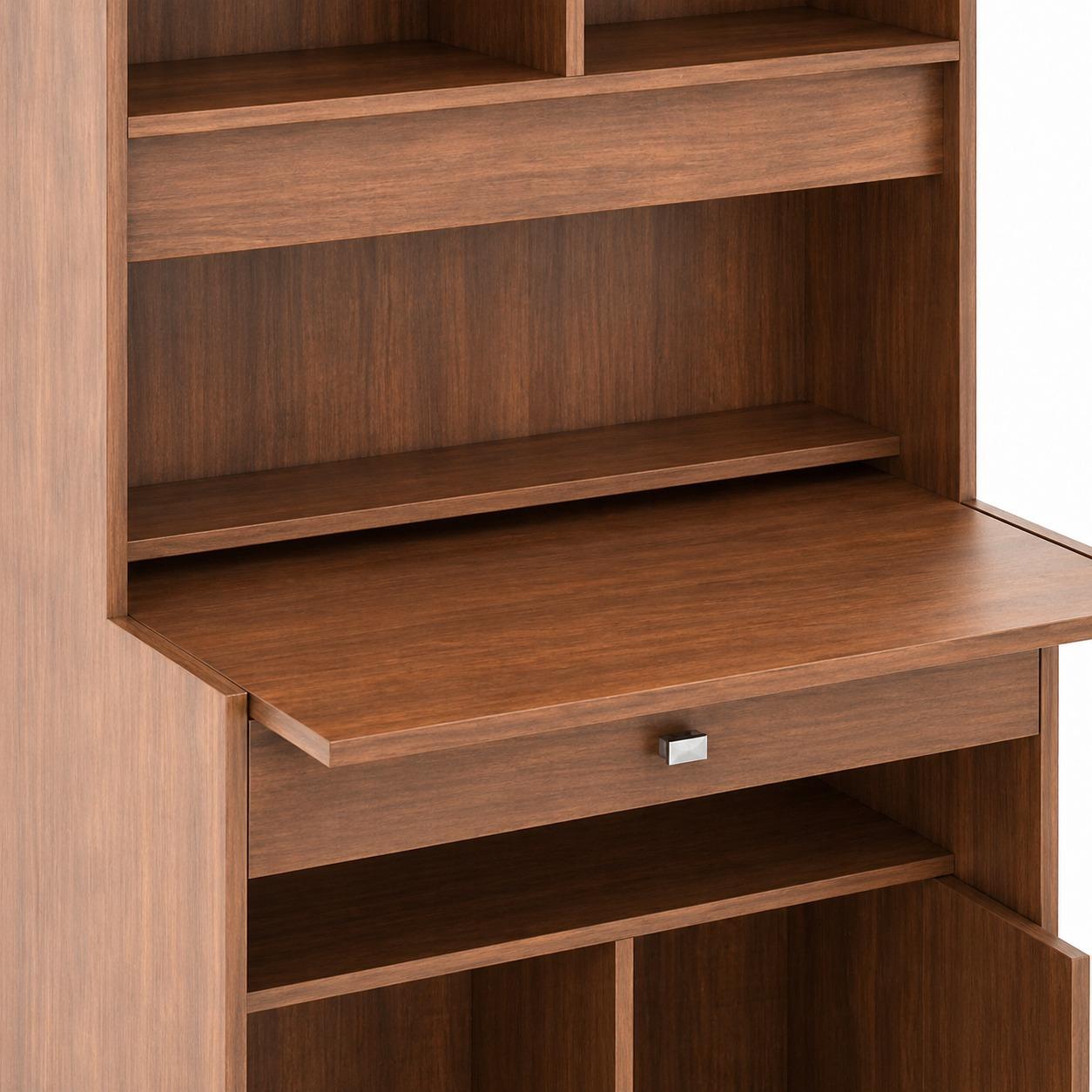 Spacewood Study Table Achiever Rigato Walnut SPACEWOOD