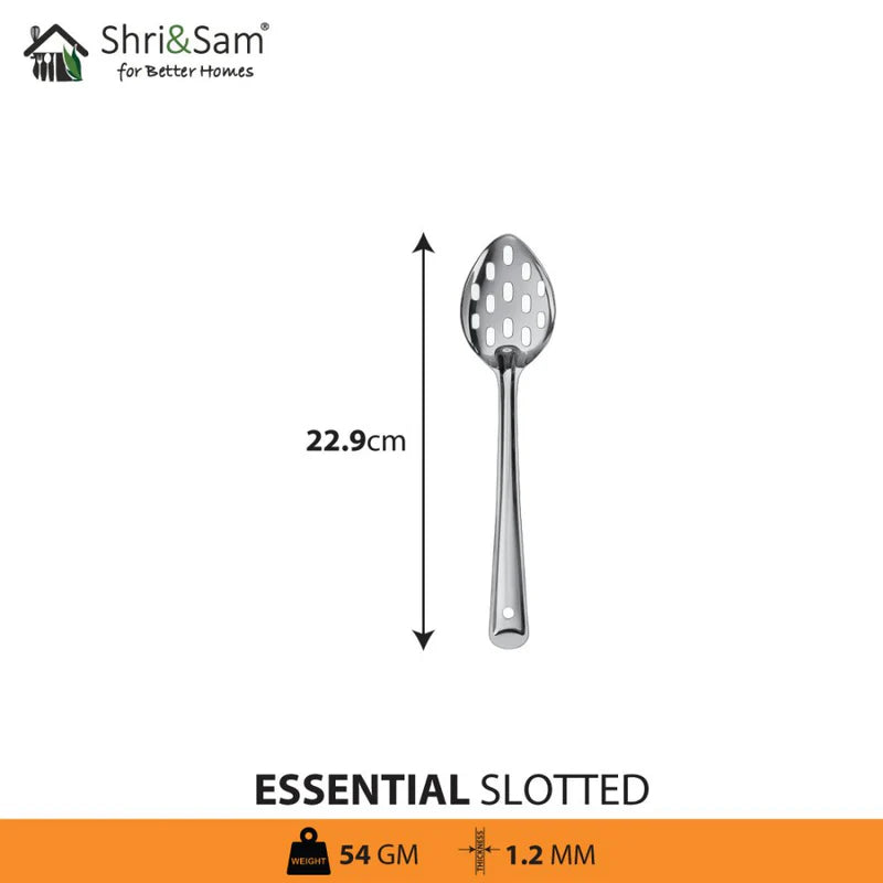 Stainless Steel Basting Spoon Slotted Essential OoNA