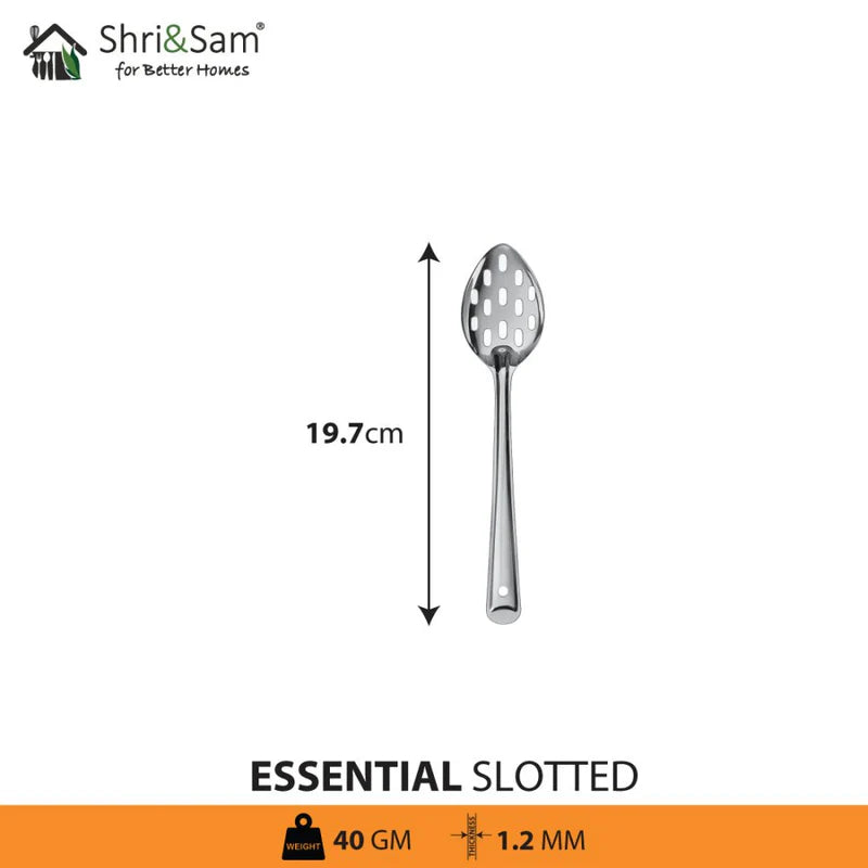 Stainless Steel Basting Spoon Slotted Essential OoNA