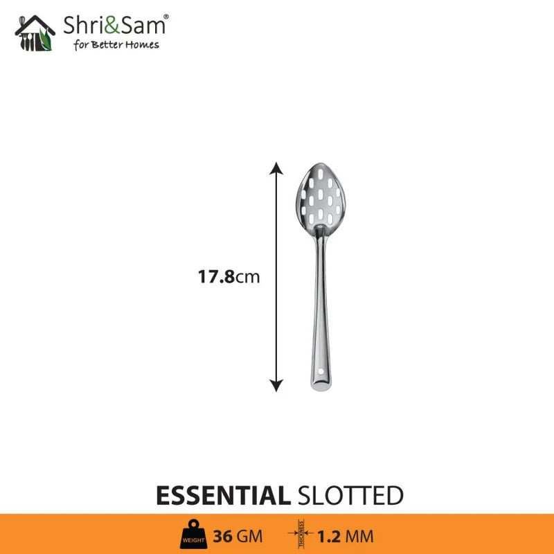 Stainless Steel Basting Spoon Slotted Essential OoNA