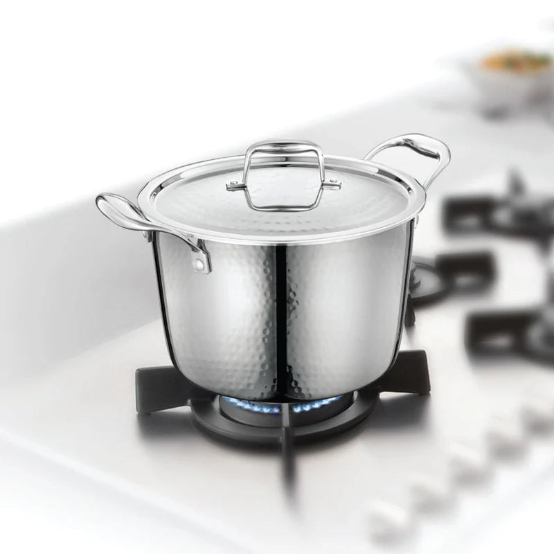 SHRI & SAM JHC-40-2-3LTRS-SS COOKWARE TRIPLY HM BH CASSEROLE SHRI & SAM