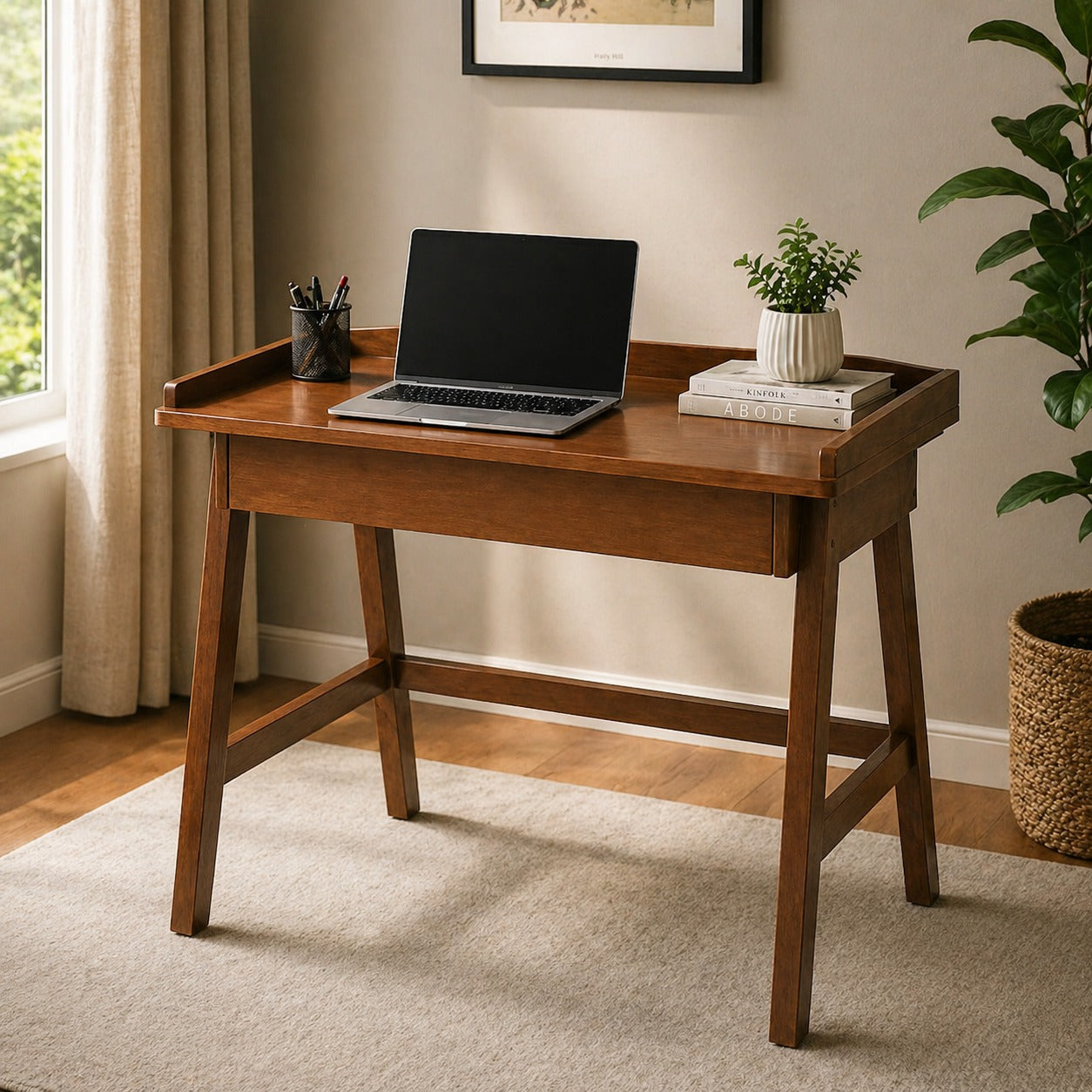 ARENA STUDY TABLE SIERRA WALNUT ARENA