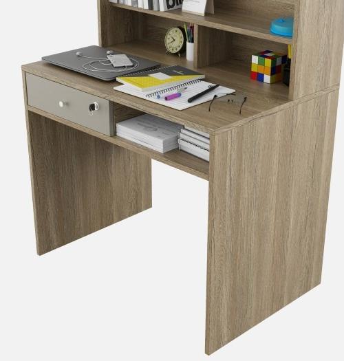 SW STUDY TABLE NESTER SEBASTIAN OAK 900X600X1600 SPACEWOOD