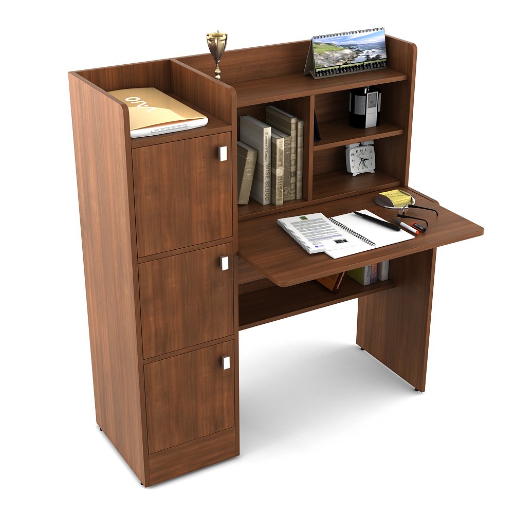SPACEWOOD STUDY TABLE WINNER HOME DEALER - WALNUT RIGATO WOODPOR SPACEWOOD