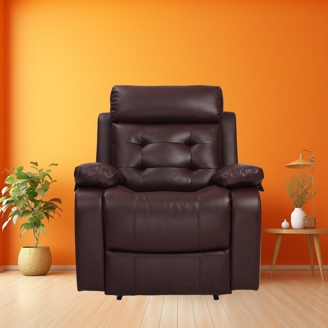 ARENA TANGO Single Seater Manual Recliner Cherry ARENA