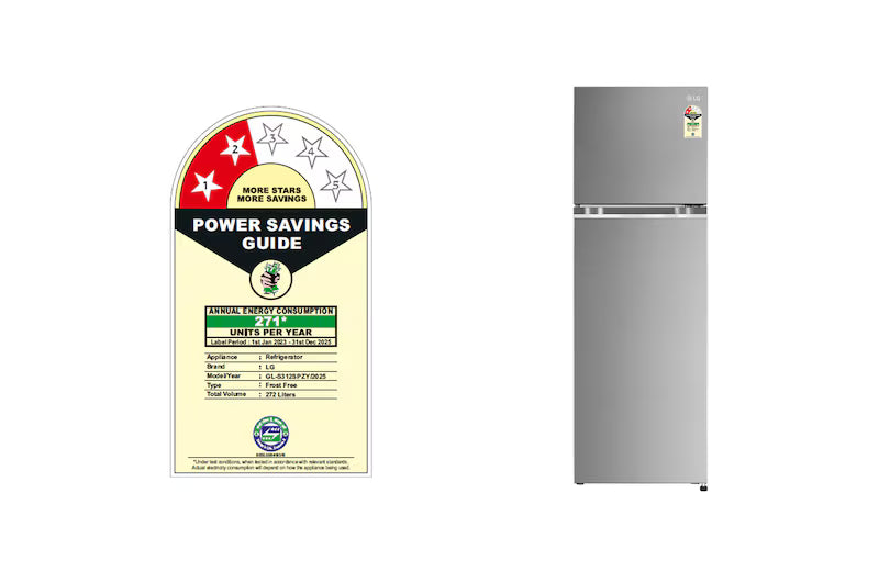 LG REFRIGERATOR-FF-DD GL-S312SPZY SHINY STEEL 272 LTRS LG