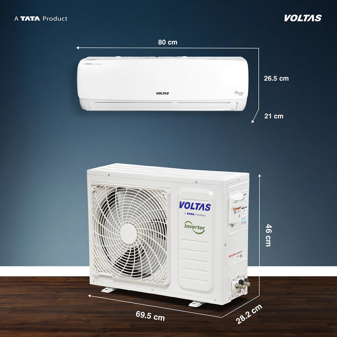 VOLTAS AIR CONDITIONER INDOOR UNIT SAC 123INV VECTRA ELEGANT 1 TON INVERTER VOLTAS