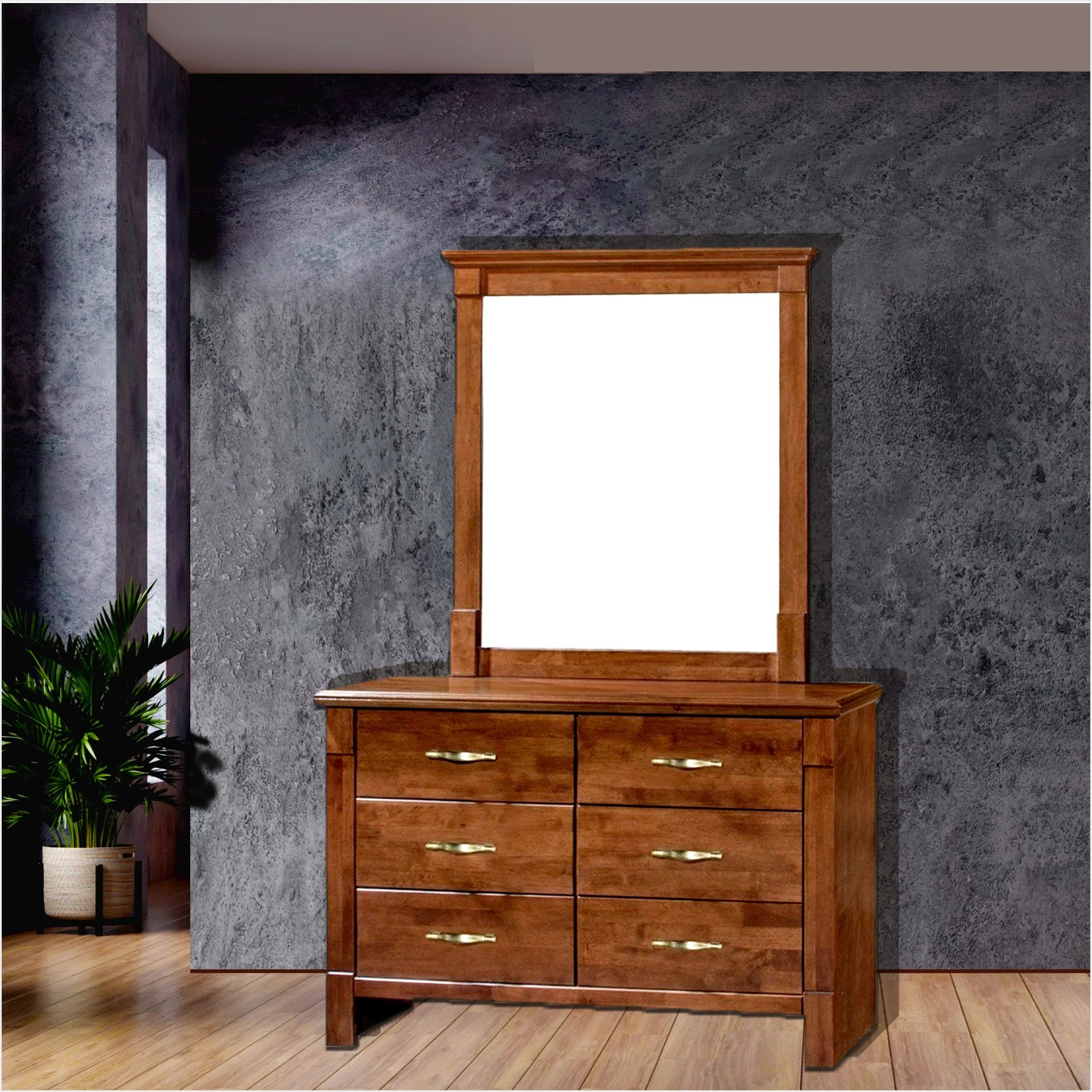 ARENA Dressing Table Vivanta Without Mirror Walnut ARENA