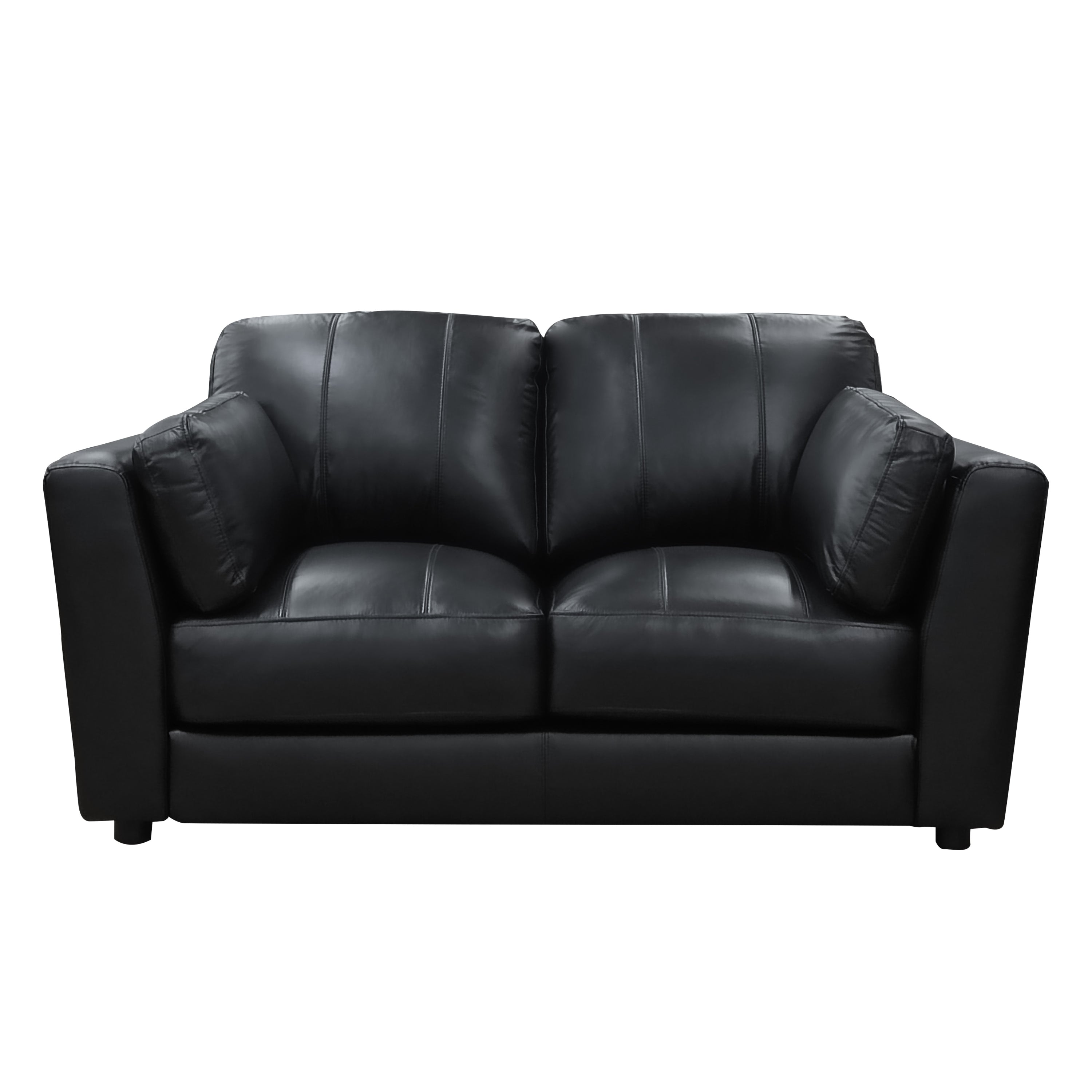 ARENA Ashley 2-Seater Black Sofa ARENA