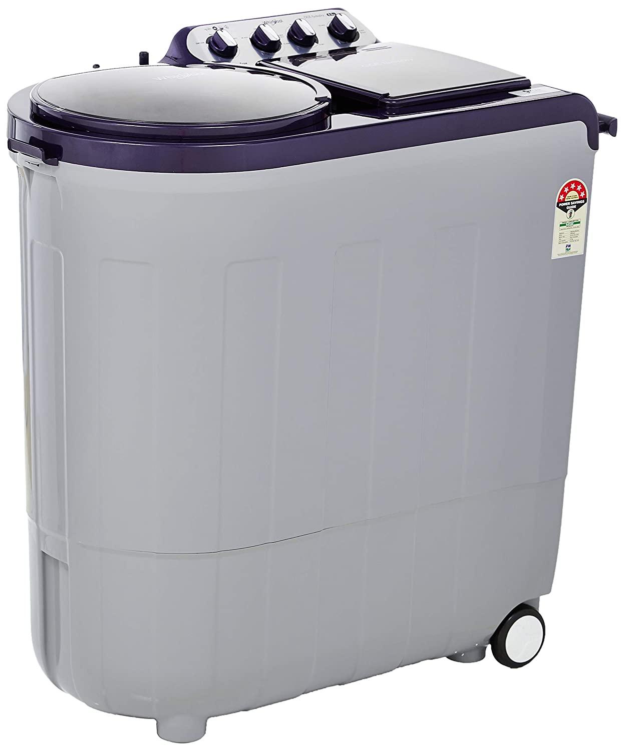 Whirlpool Ace Turbo Dry Silver Dazzle Semi Automatic 8.5Kg Top Load Washing Machine Whirlpool