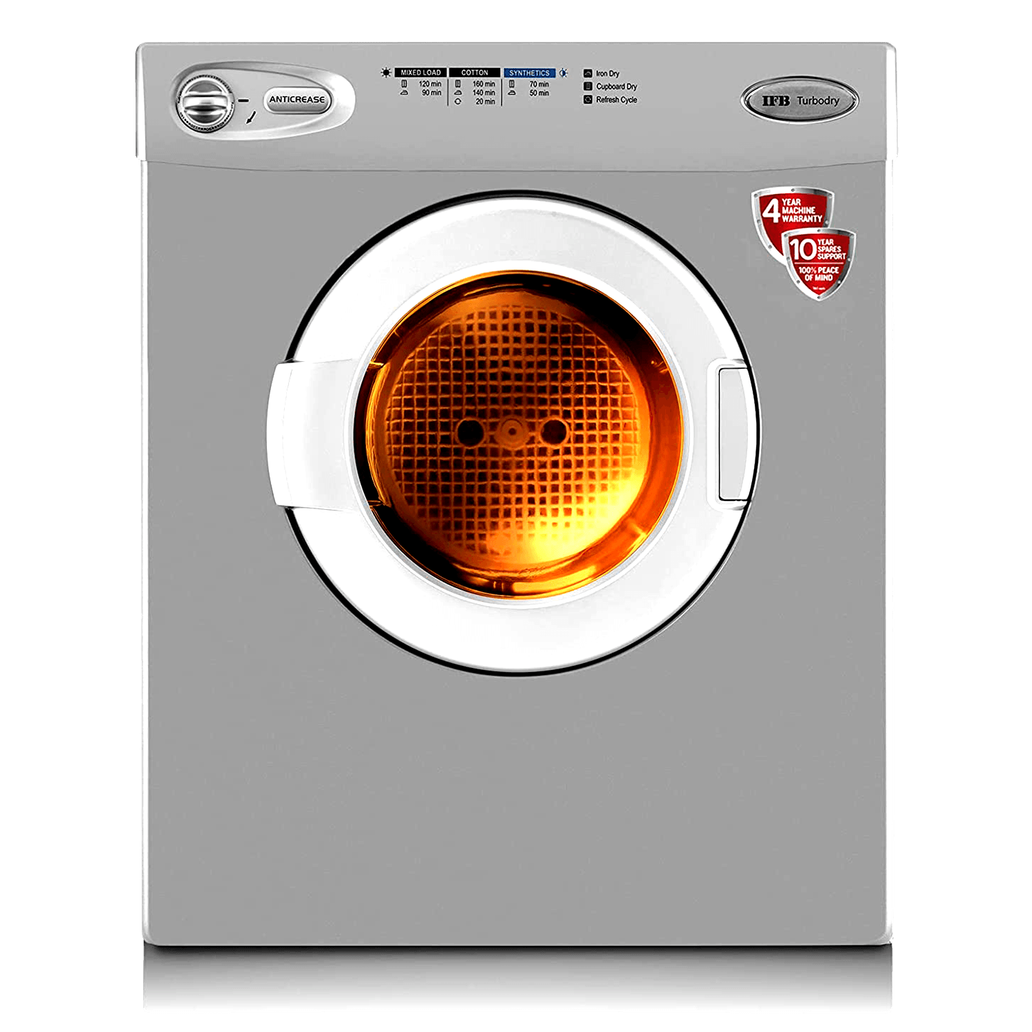 IFB Turbo Dry Ex Metallic Silver 5.5Kg Cloth Dryer IFB